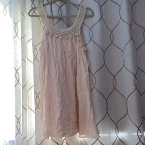 Cream flowy Sun dress